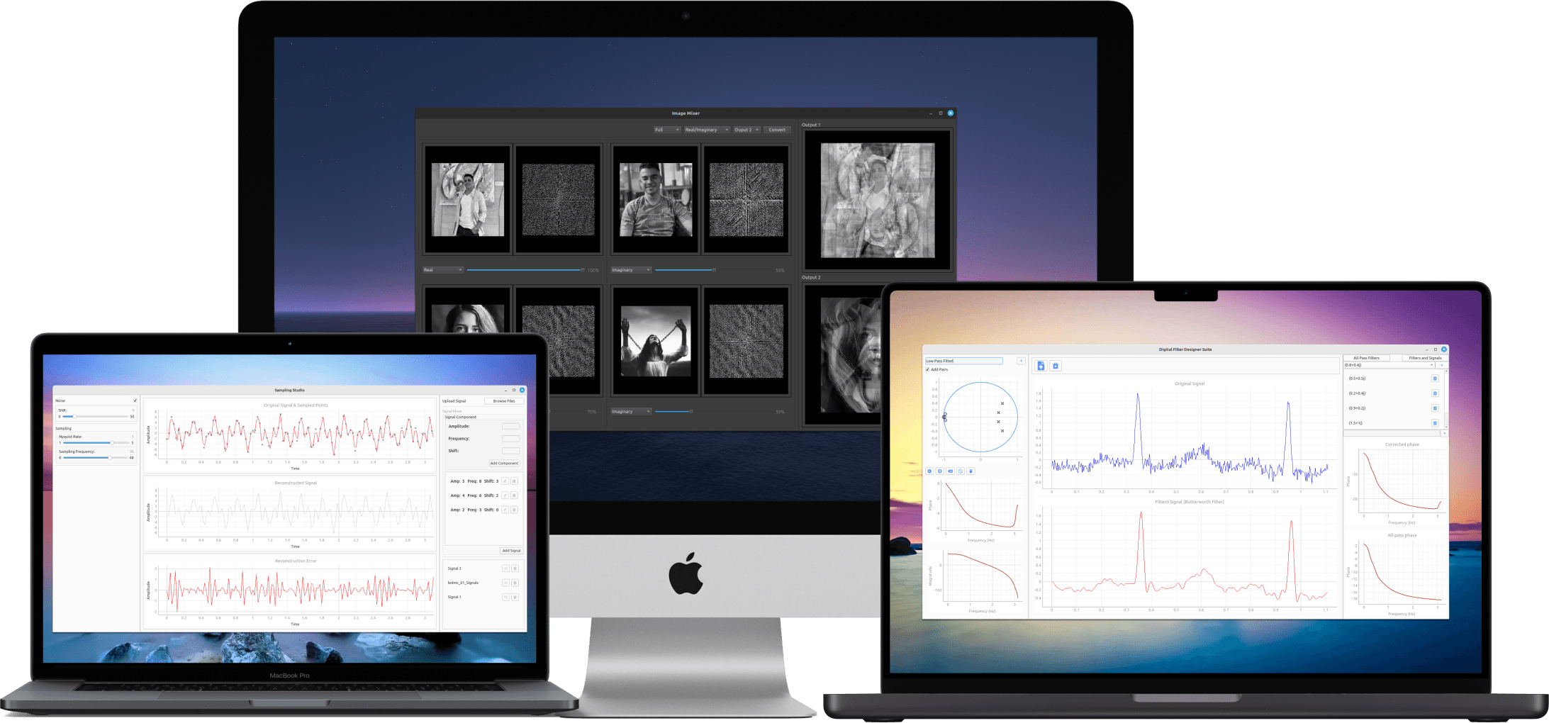 Digital Signal Processing Tools mockup